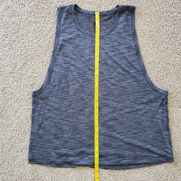 Lululemon Cardio Squad Tank Heathered Black - Picture 4 of 6